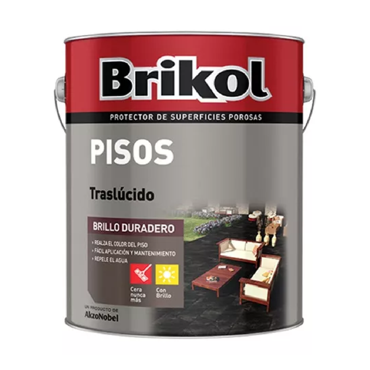 Brikol Pisos Translucido x 4 L