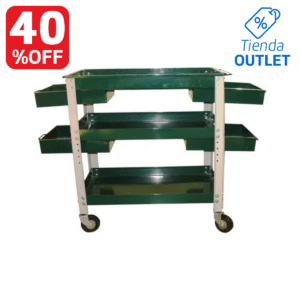 Mesa Rodante 74x43x81cm 3 Ban 4 Cajones Fema Herramienta