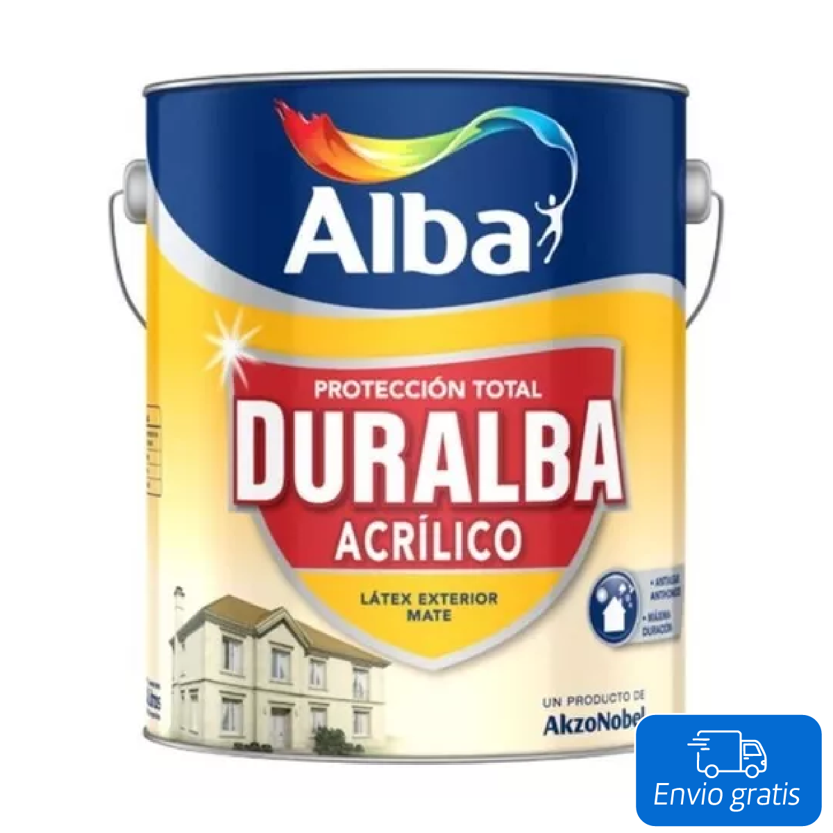 Duralba Látex Acrílico Blanco Exterior x 20 L
