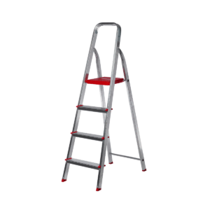 Lusqtoff  Escalera De Aluminio 4 Escalones