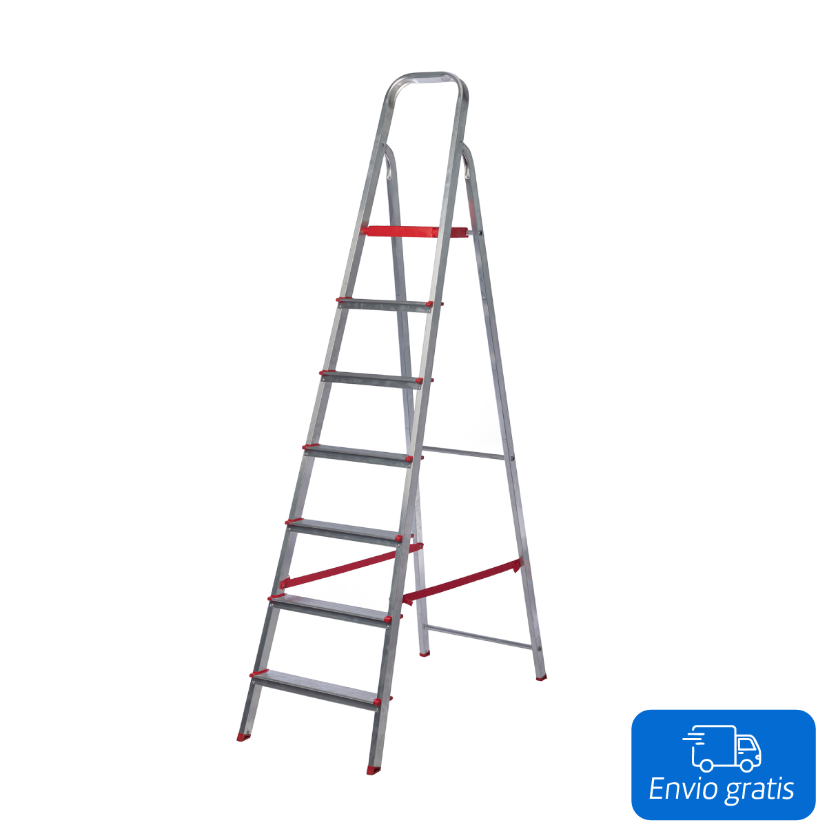 Lusqtoff Escalera De Aluminio 7 Escalones