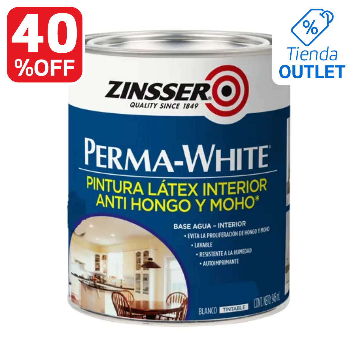Zinsser Perma-white 4L